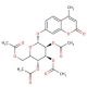 4-Methylumbelliferyl 2,3,4,6-Tetra-O-acetyl-α-D-glucopyranoside (CAS 67945-53-3) - chemical structure image