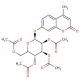 4-Methylumbelliferyl 2,3,4,6-Tetra-O-acetyl-β-D-glucopyranoside (CAS 67909-25-5) - chemical structure image