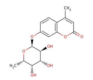 4-Methylumbelliferyl &alpha;-L-fucopyranoside (CAS 54322-38-2) - chemical structure image
