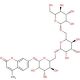 4-Methylumbelliferyl β-D-Gentotrioside (CAS 383160-16-5) - chemical structure image