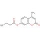 4-Methylumbelliferyl butyrate (CAS 17695-46-4) - chemical structure image
