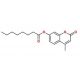 4-Methylumbelliferyl caprylate (CAS 20671-66-3) - chemical structure image