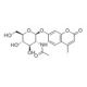 4-Methylumbelliferyl N-acetyl-β-D-glucosaminide (CAS 37067-30-4) - chemical structure image
