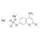4-Methylumbelliferyl phosphate, disodium salt trihydrate (CAS 22919-26-2) - chemical structure image