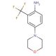 4-(morpholin-4-yl)-2-(trifluoromethyl)aniline - chemical structure image