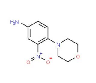 4-(Morpholin-4-yl)-3-nitroaniline (CAS 5367-65-7) - chemical structure image