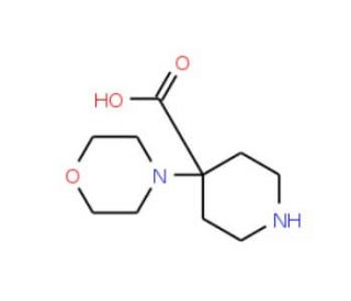 4-Morpholin-4-yl-piperidine-4-carboxylic acid - chemical structure image