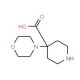 4-Morpholin-4-yl-piperidine-4-carboxylic acid - chemical structure image