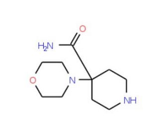 4-Morpholin-4-yl-piperidine-4-carboxylic acidamide - chemical structure image