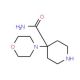 4-Morpholin-4-yl-piperidine-4-carboxylic acidamide - chemical structure image