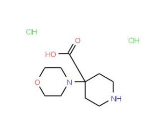 4-Morpholin-4-yl-piperidine-4-carboxylic aciddihydrochloride - chemical structure image