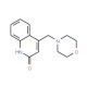 4-Morpholin-4-ylmethyl-1H-quinolin-2-one (CAS 13694-07-0) - chemical structure image