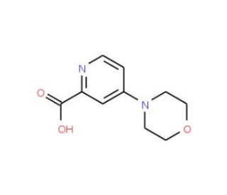 4-morpholin-4-ylpyridine-2-carboxylic acid (CAS 66933-68-4) - chemical structure image