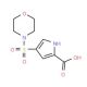4-(morpholin-4-ylsulfonyl)-1H-pyrrole-2-carboxylic acid - chemical structure image