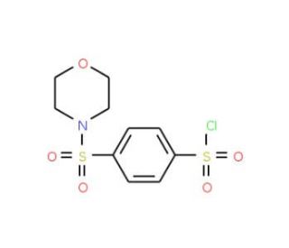 4-(morpholin-4-ylsulfonyl)benzenesulfonyl chloride (CAS 465514-13-0) - chemical structure image
