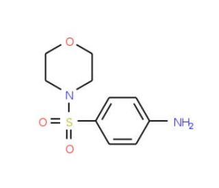 4-(Morpholin-4-ylsulphonyl)aniline (CAS 21626-70-0) - chemical structure image