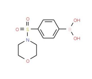 4-(Morpholin-4-ylsulphonyl)benzeneboronic acid (CAS 486422-69-9) - chemical structure image