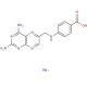 4-(N-[2,4-Diamino-6-pteridinylmethyl]amino)benzoic acid sodium salt (CAS 100929-45-1) - chemical structure image