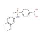 Structure moléculaire de 4-(N-(4-Fluoro-3-methoxyphenyl)sulfamoyl)phenylboronic acid, Numéro CAS: 957120-99-9 4-(N-(4-Fluoro-3-methoxyphenyl)sulfamoyl)phenylboronic acid (CAS 957120-99-9) - chemical structure image