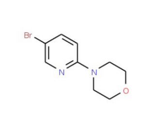 4-N-(5-Bromopyridin-2-yl)morpholine (CAS 200064-11-5) - chemical structure image