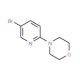 4-N-(5-Bromopyridin-2-yl)morpholine (CAS 200064-11-5) - chemical structure image