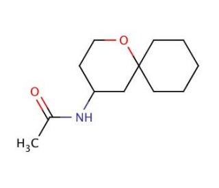 4-N-Acetylamino-1-oxaspiro[5.5]undecane (CAS 946051-14-5) - chemical structure image