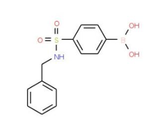 4-(N-Benzylsulphonamido)benzeneboronic acid (CAS 548769-96-6) - chemical structure image