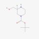 4-N-Boc-2-hydroxymethylpiperazine (CAS 301673-16-5) - chemical structure image