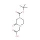 4-N-Boc-2-oxo-piperazine-1-acetic acid (CAS 549506-47-0) - chemical structure image