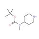 4-N-Boc-4-N-methyl-aminopiperidine (CAS 108612-54-0) - chemical structure image
