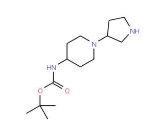 4-N-Boc-amino-1-(pyrrolidin-3-yl) piperidine (CAS 885274-91-9) - chemical structure image