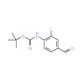 4-N-Boc-amino-3-fluorobenzaldehyde (CAS 865450-09-5) - chemical structure image