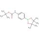 4-(N-Boc-amino)phenylboronic acid pinacol ester (CAS 330793-01-6) - chemical structure image