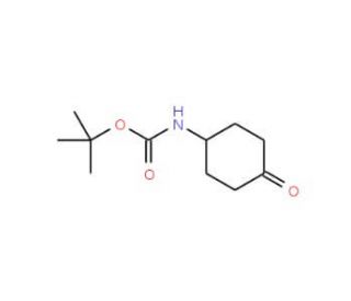 4-N-Boc-aminocyclohexanone (CAS 179321-49-4) - chemical structure image