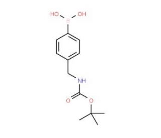 4-(N-Boc-aminomethyl)phenylboronic acid (CAS 489446-42-6) - chemical structure image