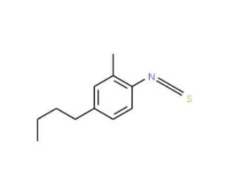 4-n-Butyl-2-methylphenyl isothiocyanate (CAS 175205-37-5) - chemical structure image