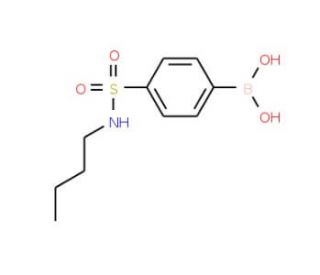 4-(N-Butylsulphonamido)benzeneboronic acid (CAS 850589-32-1) - chemical structure image