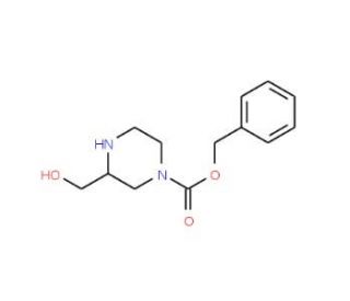 4-N-Cbz-2-Hydroxymethyl-piperazine (CAS 191739-40-9) - chemical structure image