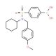 4-(N-Cyclohexyl-N-(4-methoxybenzyl)sulfamoyl)phenylboronic acid (CAS 913836-13-2) - chemical structure image