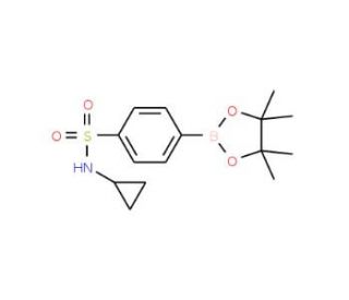 4-(N-Cyclopropylsulfonamide)phenylboronic acid pinacol ester (CAS 914610-50-7) - chemical structure image