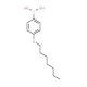 4-(n-Heptyloxy)benzeneboronic acid (CAS 136370-19-9) - chemical structure image