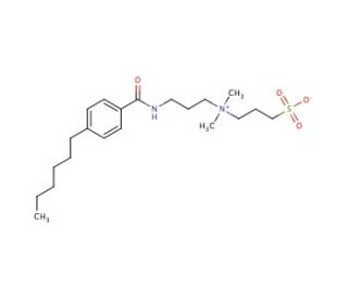 4-n-Hexylbenzoylamido-propyl-dimethylammoniosulfobetaine - chemical structure image