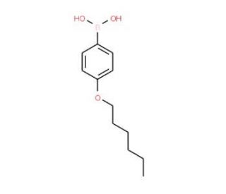 4-(n-Hexyloxy)benzeneboronic acid (CAS 121219-08-7) - chemical structure image