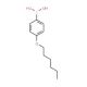 4-(n-Hexyloxy)benzeneboronic acid (CAS 121219-08-7) - chemical structure image