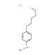 4-n-Hexylphenylhydrazine hydrochloride (CAS 126062-51-9) - chemical structure image