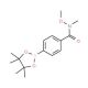 4-(N-Methoxy-N-methylcarbamoyl)phenylboronic acid pinacol ester (CAS 1073353-58-8) - chemical structure image