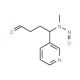4-(N-Methyl-N-nitrosamino)-4-(3-pyridyl)butanal (CAS 64091-90-3) - chemical structure image