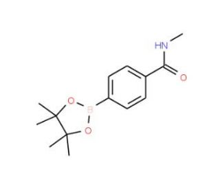 4-(N-Methylaminocarbonyl)phenylboronic acid, pinacol ester (CAS 214360-57-3) - chemical structure image