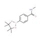 4-(N-Methylaminocarbonyl)phenylboronic acid, pinacol ester (CAS 214360-57-3) - chemical structure image