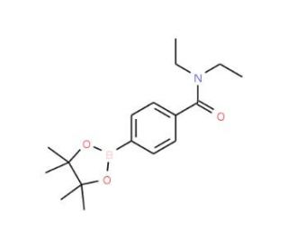 4-(N,N-Diethylaminocarbonyl)phenylboronic acid, pinacol ester (CAS 325142-99-2) - chemical structure image
